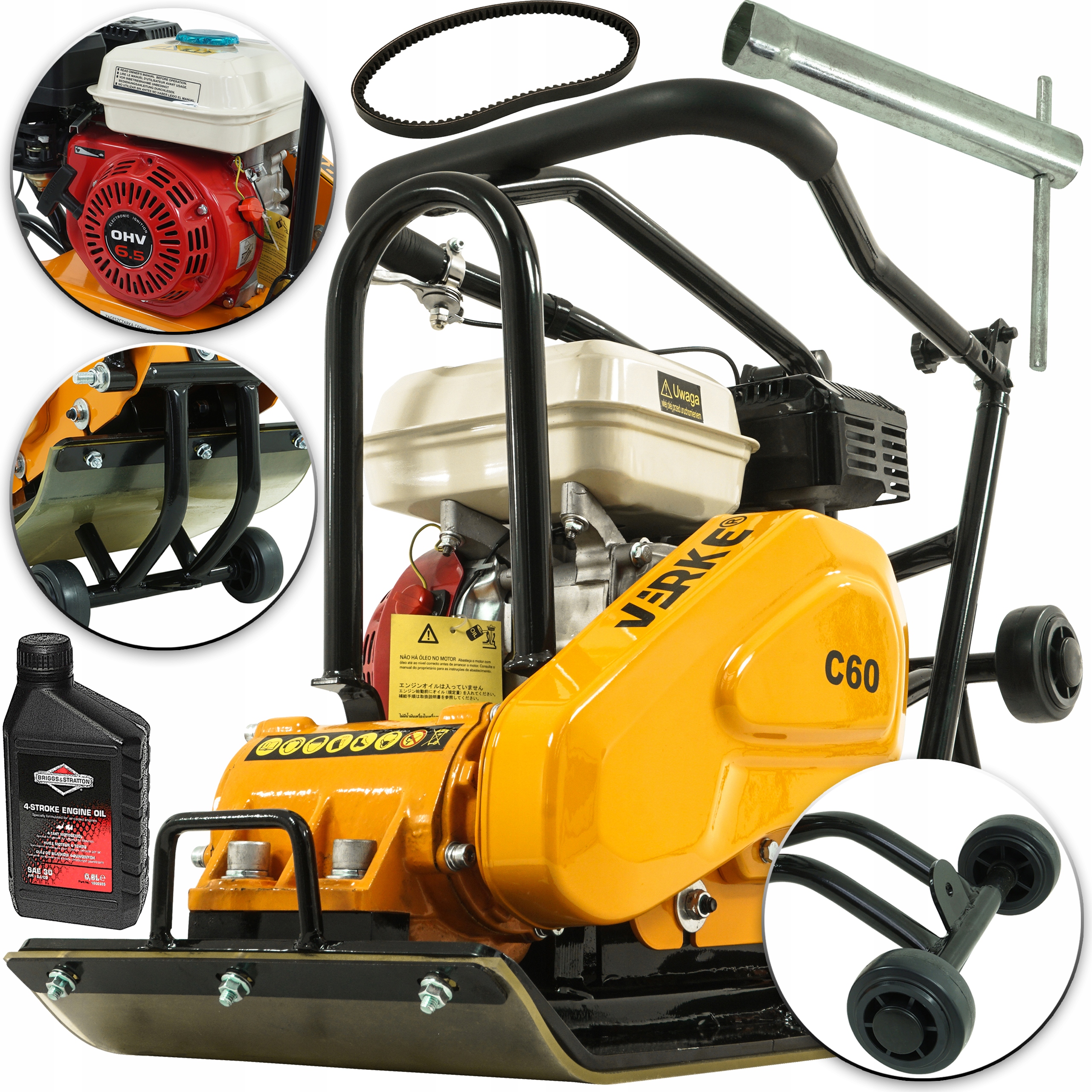 Zhutňovač Verke 6,5 HP